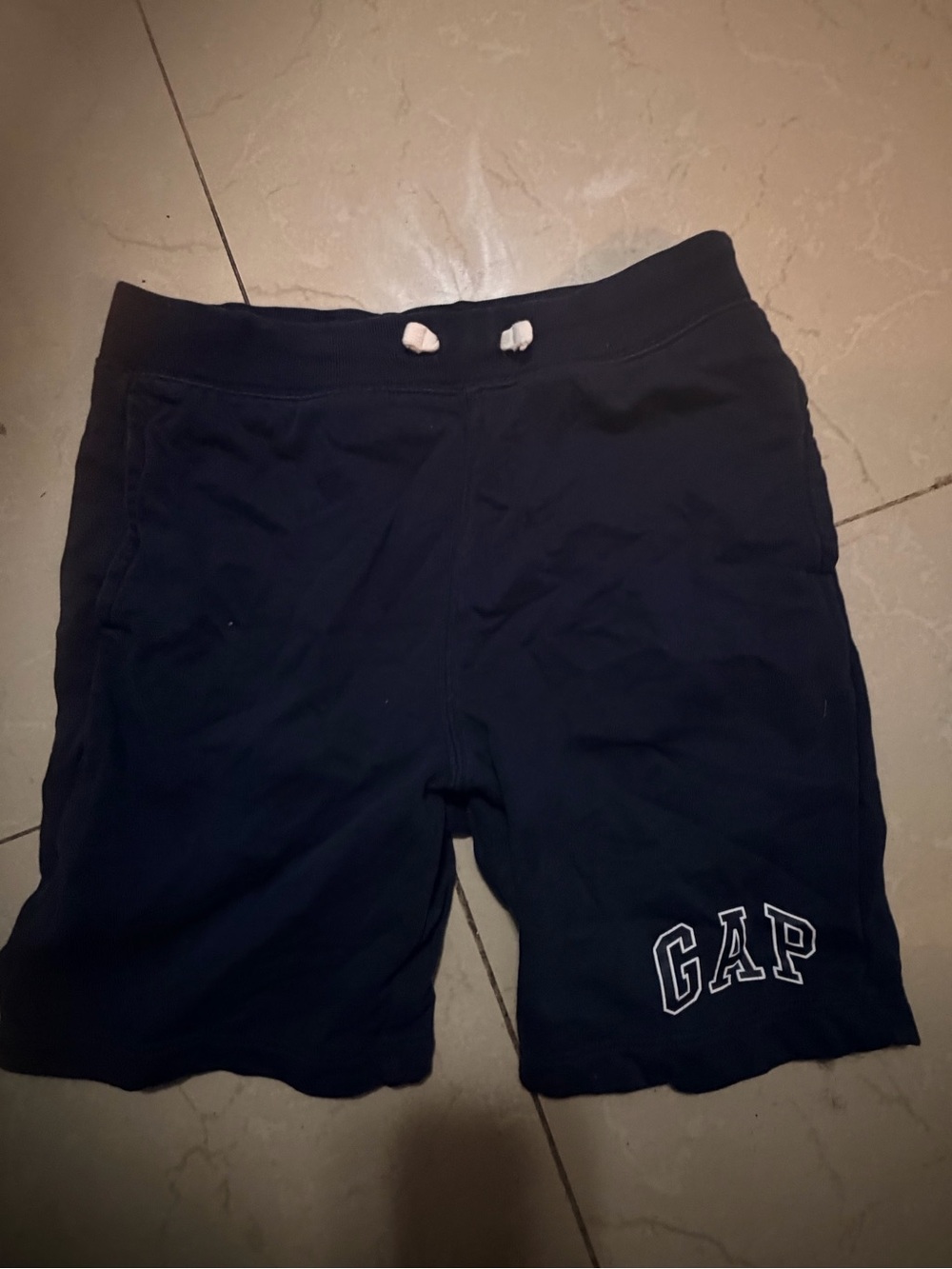 GAP Dark Blue Logo Drawstring Shorts